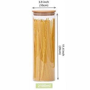 ✨✨NEW!! 2 Glass food containers with Bamboo Lid✨✨